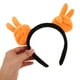 thumbnail image 5 of Bonita diadema de peluche con gestos de mano, bonita diadema decorativa, divertida diadema para el pelo para accesorios de fotos de fiestas navideñas, 5 of 7