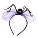 thumbnail image 3 of Diadema de Halloween para mujeres y niñas, tocado para carnaval festivo y mascarada. Púrpura, 3 of 9