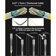 thumbnail image 6 of Aoile 100Ft Sewer Camera with 512Hz Locator, Snake Camera with Self Leveling, 9" Touch HD Screen Pipe Camera w/DVR & Adjustable LEDs for Drainage, Pipes, Sewer Lines, 6 of 9