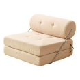 thumbnail image 4 of Sofá Cama Plegable, Sofá Cama Para Apartamento, Dormitorio, Sala De Estar, Muebles De Terciopelo Caqui, 4 of 8