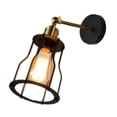 thumbnail image 2 of Lámpara de Pared Vintage Lámparas de Pared Retro Industriales Dormitorio Lámpara de Pared Creativa Iluminación Interior Lámpara de Cabecera LED de Met Yinane lámpara de pared vintage, 2 of 8