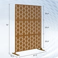thumbnail image 5 of 76 in x47 in Decorative Privacy Screen Outdoor Divider with Stand, 5 of 5
