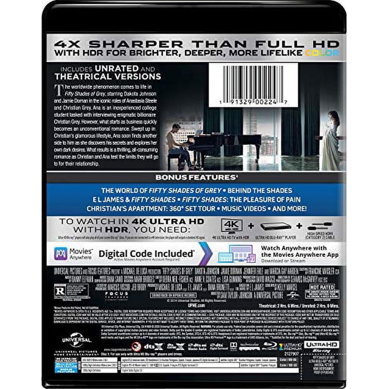 Fifty Shades of Grey (4K Ultra HD) [UHD] - Walmart.com