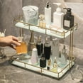 thumbnail image 2 of Organizador de Baño Organizador de Cosméticos de Encimera Sunnimix Oro Blanco, 2 of 7