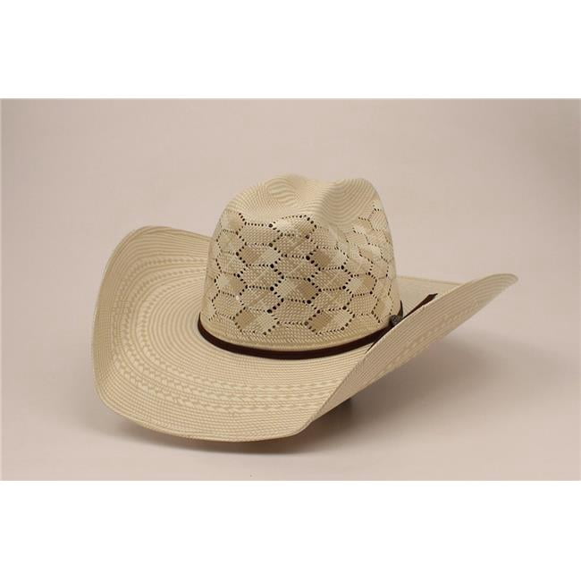 7.125 2-Tone Honeycomb Shantung Hat 