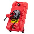 thumbnail image 2 of Gaderth Bac à Carburant Portable de 15 Gallons, Bidon d'Essence Robuste de 57 L avec Pompe Manuelle, Roues Pivotantes, Boyau de 10 Pi, Réservoir HDPE Étanche pour Essence Diesel Kérosène, Générateur de Bateau VTT Tondeuse, 2 of 9
