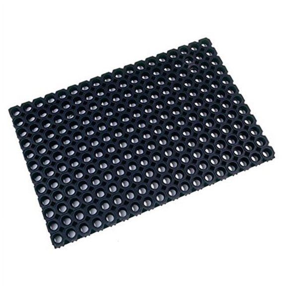 Floortex  24 x 32 in.  Heavy Duty Outdoor Entrance Mat - Black
