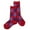Red, variant on Jefferies Socks Girls Argyle Pattern Cotton Dress Knee High Socks 1 Pair Pack