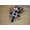 black, variant on K-KED Natural Stone Turquoises Charm Cross Pendant for Diy Delicate Jewelry Making Necklace 1pc-black