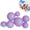 Purple, variant on 7Pcs Reusable Inflatable Balloon Garland Arch Kit, Reusable PVC Balloon Garlands,Linked Balloons for Birthdays, Weddings & Celebration