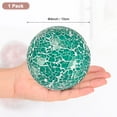 thumbnail image 3 of Uxcell 1-Pack Decorative Ball for Bowls, 4 Inch Mosaic Glass Balls Decorative Glass Orbs for Home Decor/Dining Tables [Sky Blue], 3 of 7
