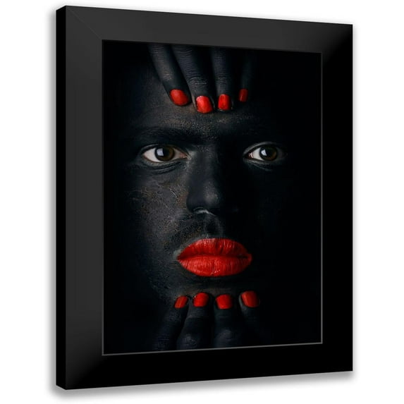 Alhumaid, Hesham 11x14 Black Modern Framed Museum Art Print Titled - G l a n c e