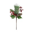 thumbnail image 1 of Simulación navideña Aguja de pino Rama de bayas Accesorios para ramo de Navidad Copo de nieve Aguja de pino-XSC-6-1 Conos de pino natural, 1 of 10