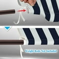 thumbnail image 4 of SUNRISEUMBRELLA 18' x 8.2' Universal Replacement Canopy Top Cover for Pergola Structure(Canopy Only)(Blue with White), 4 of 5