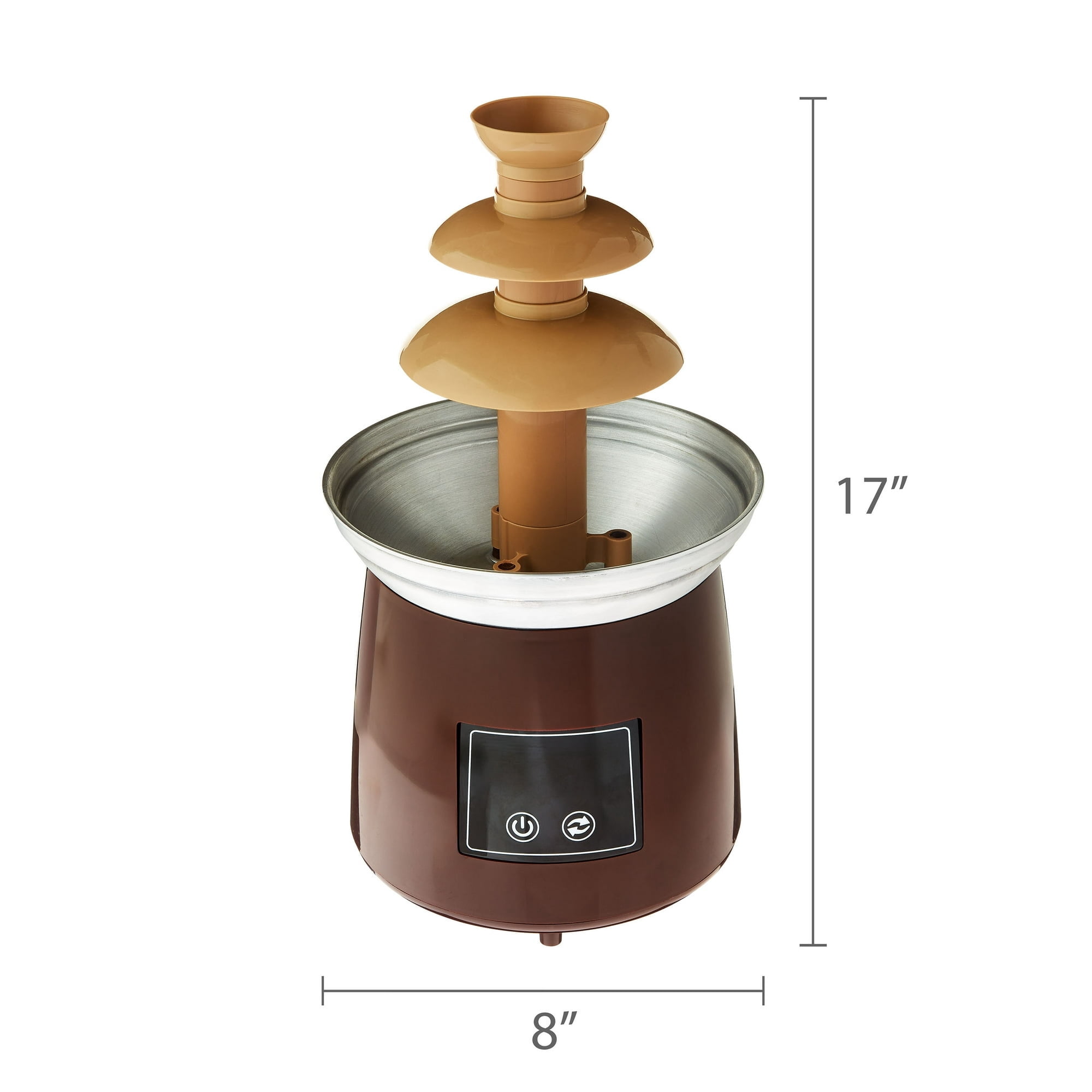 3-Tier Classic Model Compact Chocolate Fountain, by Way To Celebrate