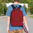 thumbnail image 4 of Easygdp Vintage Burgundy Mochila Ligera de 15 Pulgadas para Estudiantes, Mochila Cómoda para la Escuela y Viajes, Correas Ajustables, 4 of 6