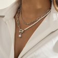 thumbnail image 2 of Colliers pour Femmes Collier de Perles pour Femmes Collier Charme Collier Ras du Cou Collier de Perles Collier de Mariage Bijoux de Bal Cadeaux Tendance pour Femmes, 2 of 6
