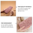 thumbnail image 4 of PENIKOKO Pink Shiny Women's Wallet Premium PU Zippered Handbag Durable MultiStorey Design for Organizing 7.5x4.5x1.5, 4 of 8