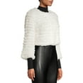 thumbnail image 6 of BCBG Faux Rabbit Shrug, 6 of 6