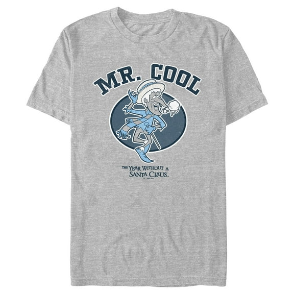 Men's The Year Without a Santa Claus Mr. Cool Graphic Tee Athletic Heather 2X Large