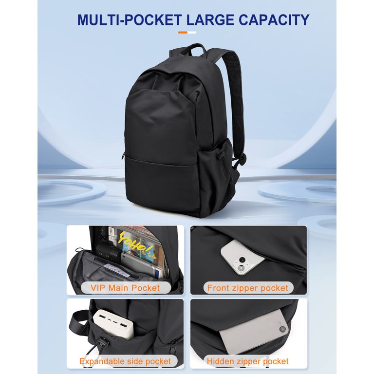 Classic Basic Backpack For Women,Waterproof High School  display picture 3