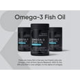 thumbnail image 6 of Sports Research Omega 3 Fish Oil Supplement, Triple Strength 1250mg Omega 3 Fatty Acids, 60 Softgels, 6 of 10