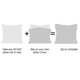 thumbnail image 4 of Home Soft Things Faux Fur 2 Piece Throw Pillow Cover Set - Snow Leopard - 20" x 20“, 4 of 6
