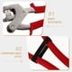 thumbnail image 4 of TEHAUX Pinzas Para Sellar Medidor Eléctrico Y De Agua Color Rojo De Hierro Resistente Para Uso Doméstico, 4 of 8