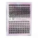 thumbnail image 1 of 126 cils individuels en grappe de 10 à 14 mm, courbure D, pour extensions DIY, maquillage quotidien, 1 of 4