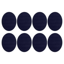 Uxcell Oval Iron-on Patches Elbow Knee Velvet Patches Kit for Pants Shirts Jackets Dark Blue 8 Pack