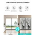 thumbnail image 4 of Window Privacy Film Gray Marble Texture Stained Glass Window Film Decorative Sun Block Window Cover Vintage Greyish Golden Texture Window Clings Static Adhesive Sticker for Bathroom 17.7"x39.3", 4 of 6