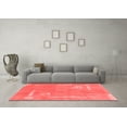 thumbnail image 3 of Ahgly Company Machine Washable Indoor Rectangle Abstract Red Modern Area Rugs, 2' x 3', 3 of 4