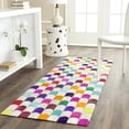 thumbnail image 2 of SAFAVIEH Studio Leather Clayton Geometric Area Rug, Ivory/Multi, 3' x 5', 2 of 7