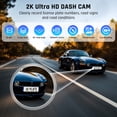 thumbnail image 4 of NEXPOW 2K Front Dash Cam, IR Night Vision, WiFi App Control, Mini Hidden Dashcam for Car, G-Sensor, 24H Parking Mode, Loop Recording, 4 of 7