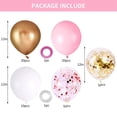 thumbnail image 2 of 60PCS 12-inch latex balloon Metallic confetti Balloon Set Birthday Wedding Baby Gift Celebration Anniversary decoration, 2 of 5