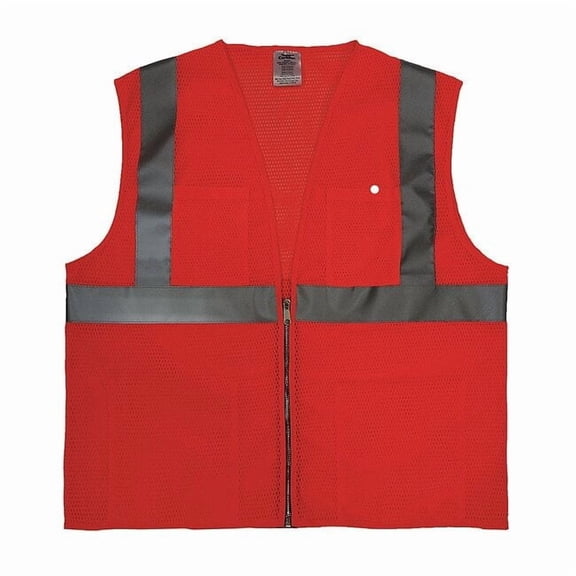 Manufacturer Varies Medium Class 2 Cool Dry High Visibility Vest, Orange 4GJN3