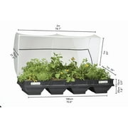 Vegepod Large Raised Garden Bed Planter Box - Self-Watering Container Gardening Kit with Protective Cover