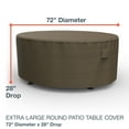 thumbnail image 4 of Budge XLarge Black and Tan Patio Round Table Cover, StormBlock™ Hillside, 4 of 9