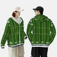 thumbnail image 4 of Gaeub American Football Field Men's and Women's UPF 50+ Long-Sleeved Sun Protection Clothing, Fishing Shirt Long Sleeve Zip-XX-Large, 4 of 7