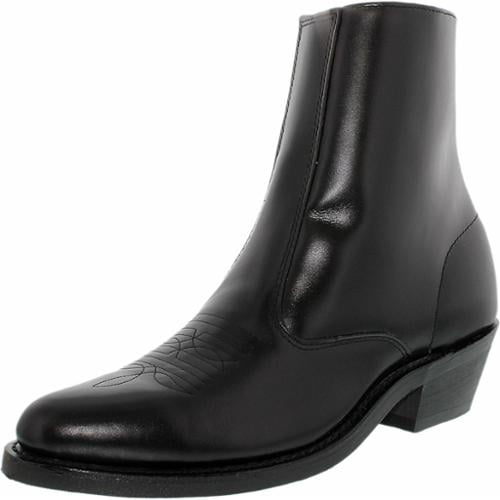 Laredo - Laredo Western Boots Mens Leather Long Haul Zip Side Black ...