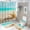 color-3, variant on Sunshine Beach Starfish Shower Curtain Set Waterproof Bathroom Toilet Seat Cover Bath Non-slip Mat Rug Carpet Bath Decor