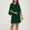 Green, variant on Womens Mid Length Dresses Trendy Soft A Line Flowy Fashion Short Sleeve Dress for Ladies