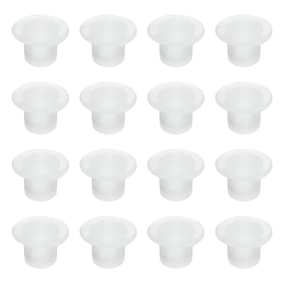 Uxcell Silicone Rubber Solid Plug Soft Flexible Stoppers T-Shaped Silicone Plugs for 1.9-1.95mm Hole 16 Pieces