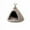Gray, variant on Cat Cave Bed, Comfortable Triangle Pet Teepee, Pet Supply Holiday Cat Cave House and Kitty Bed, Extremely Cozy and Warm Pet Tent for Cat and Dog 15.7x11.81x1.96in