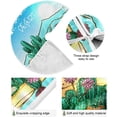 thumbnail image 2 of FMSHPON Mexico Cactuses Xmas Christmas Tree Skirt Stand Mat for Holiday Party Decoration Indoor Outdoor 48 inches, 2 of 6