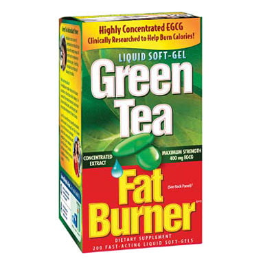 Applied Nutrition Green Tea Fat Burner Softgels, 200 (Best Green Tea Extract Fat Burner)