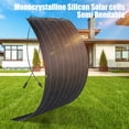 thumbnail image 5 of KEPEAK 100W 12V Flexible Solar Panel Monocrystalline Cell Semi-Flexible for Marine RV Trailer Boat Cabin Van Car Uneven Surfaces, 5 of 9
