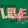 thumbnail image 3 of CafePress - All You Need Is Love And Coffee T Shirt - Women's Traditional Fit Dark T-Shirt, 3 of 4