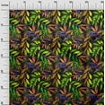 thumbnail image 3 of oneOone Georgette Viscose Green Fabric Block Dress Material Fabric Print Fabric By The Yard 42 Inch Wide-FF, 3 of 6