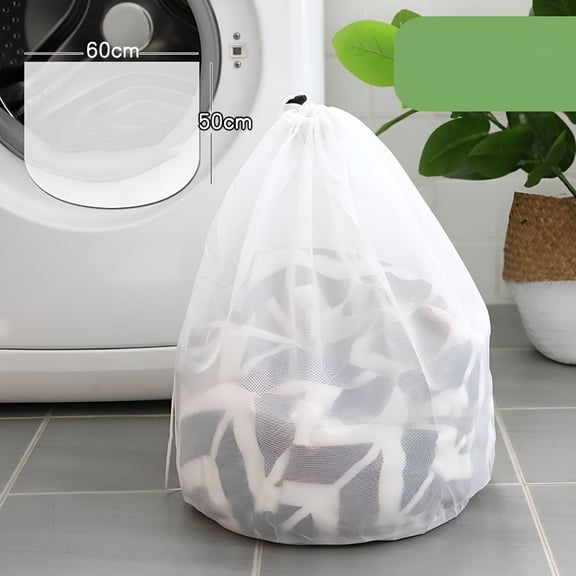 LAMIRO Large Laundry Bags 31" X 24" Mesh Laundry Bags with Drawstring Wash Bag for Delicates Garment Laundry Mesh Bag for Family College Dorm Apartment
